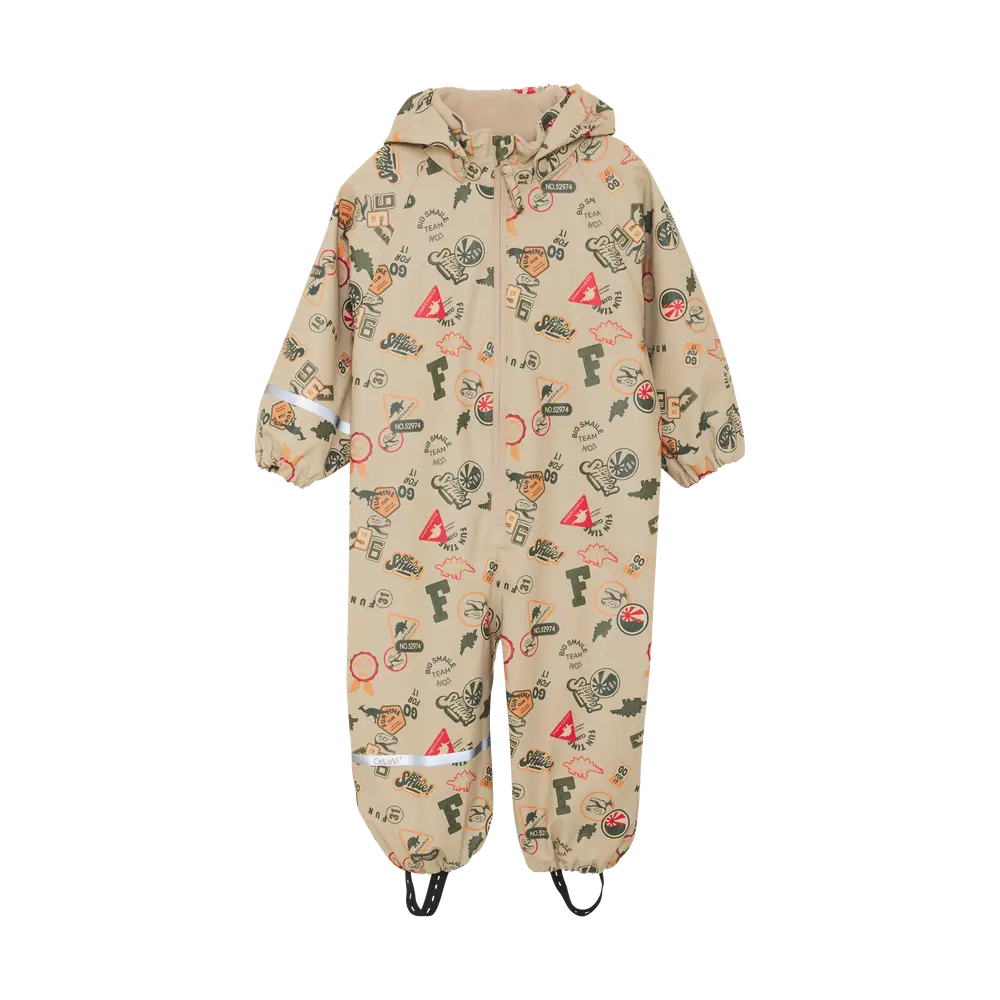 Regndragt m. Print - Mulled Basil - 90