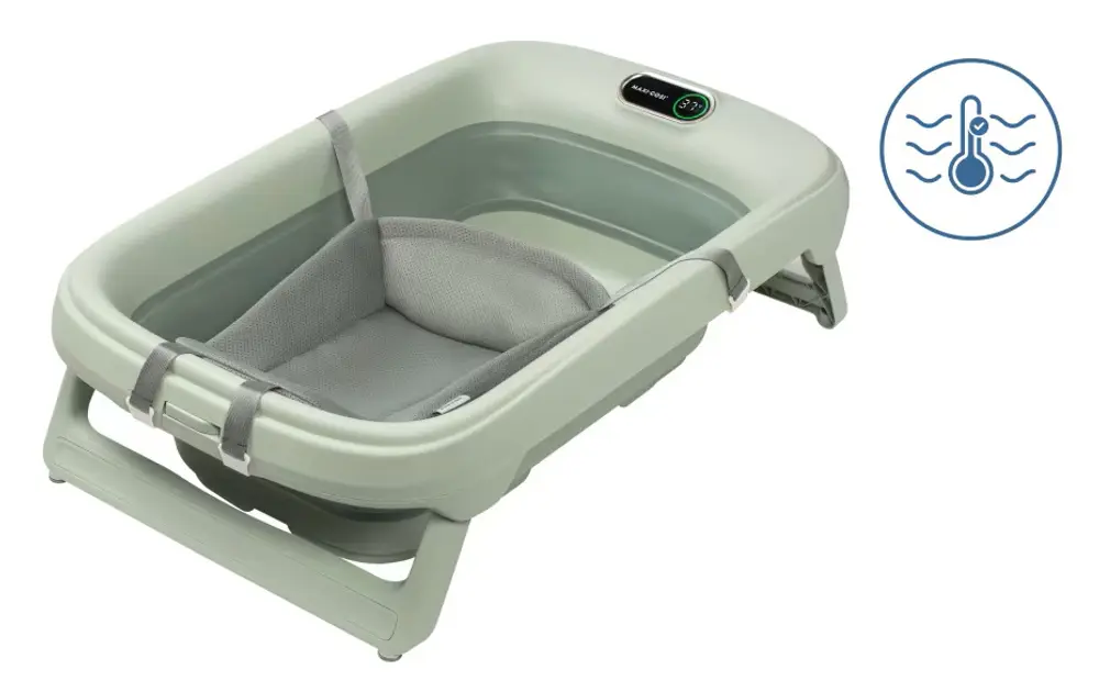 Maxi-Cosi Badekar Indigo & Newborn Support Sage Grøn