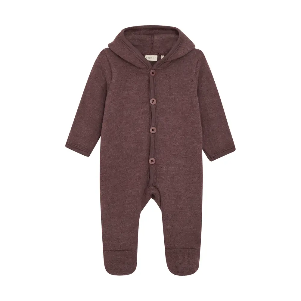 Hush uld heldragt - Huckleberry Melange - 50