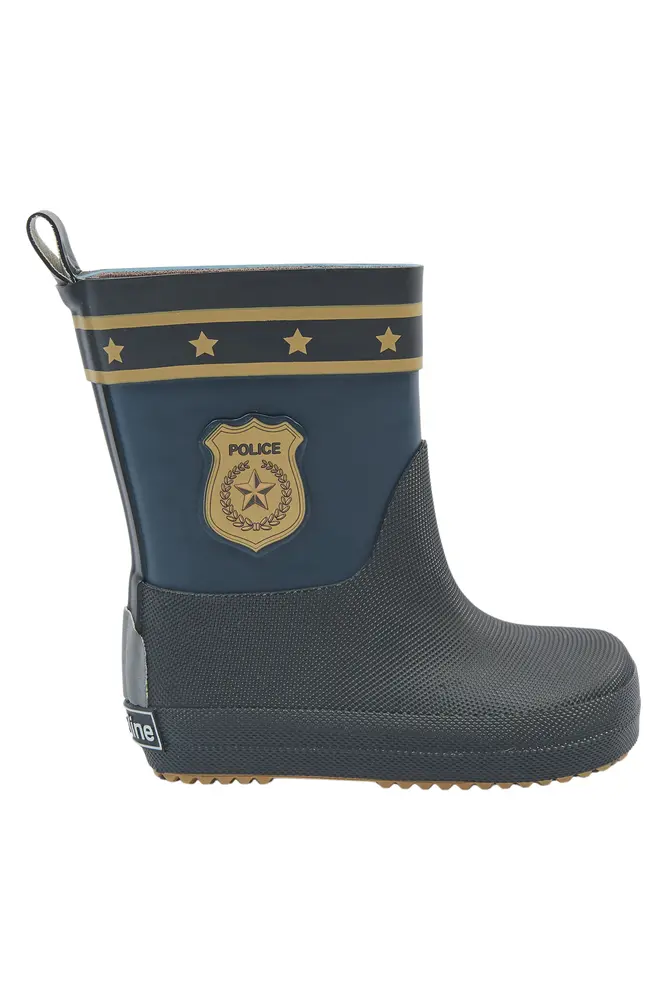 Gummistøvle Politi - Barefoot - Blue Nights - 23
