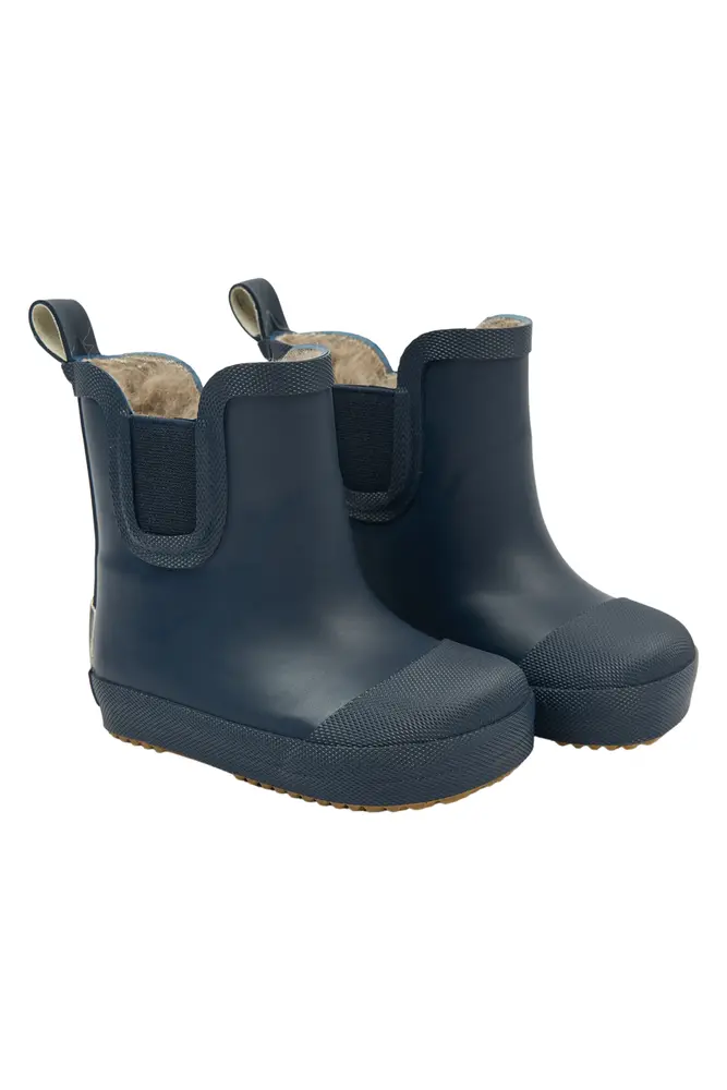 Mikk-Line Barefoot Vintergummistøvler Korte - Blue Nights - 22