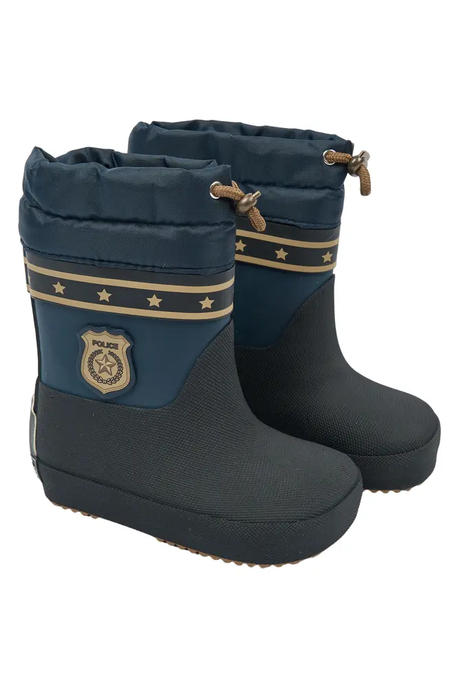 Mikk-Line Barefoot Politi Vintergummistøvle - Blue Nights - 22