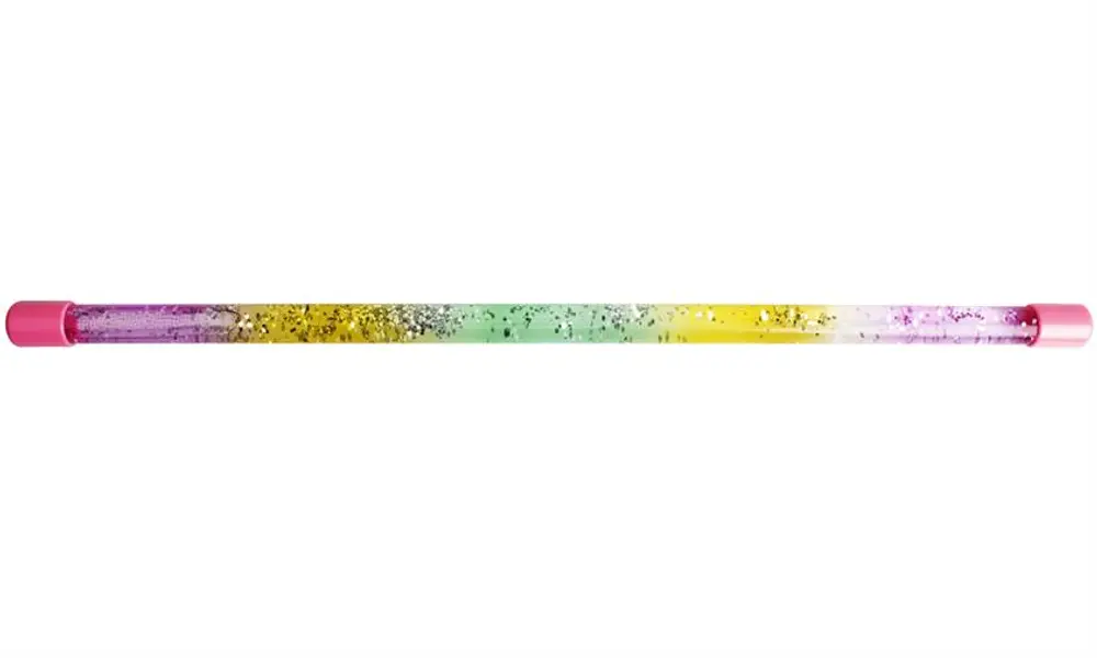 Tryllestav med glitter, 30 cm multifarve