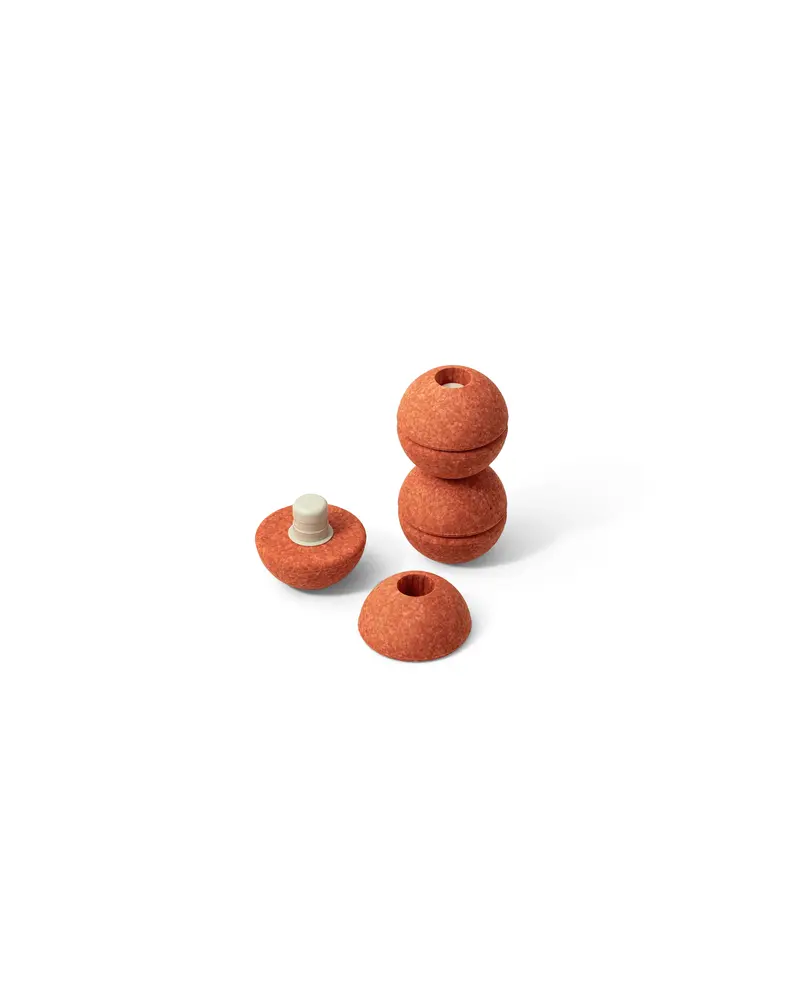 Modu 3x Skumbolde - Burnt Orange / Dusty Green