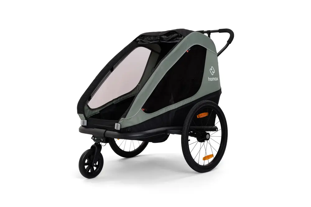 Hamax Traveller Cykelvogn - Khaki Green