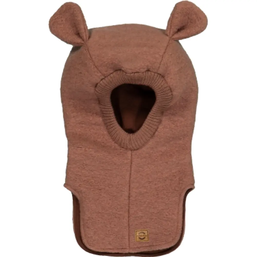 Uld Balaclava w Strik - BURLWOOD - 86/92