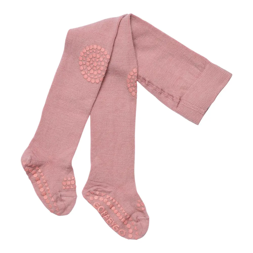 Kravle Strømpebukser Uld - Rose Blush - 6-12 MDR.