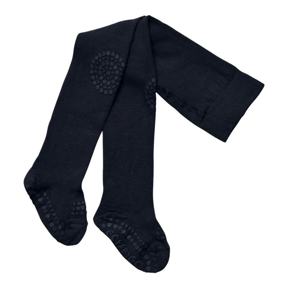 Kravle Strømpebukser Uld - Midnight Blue - 6-12 MDR.