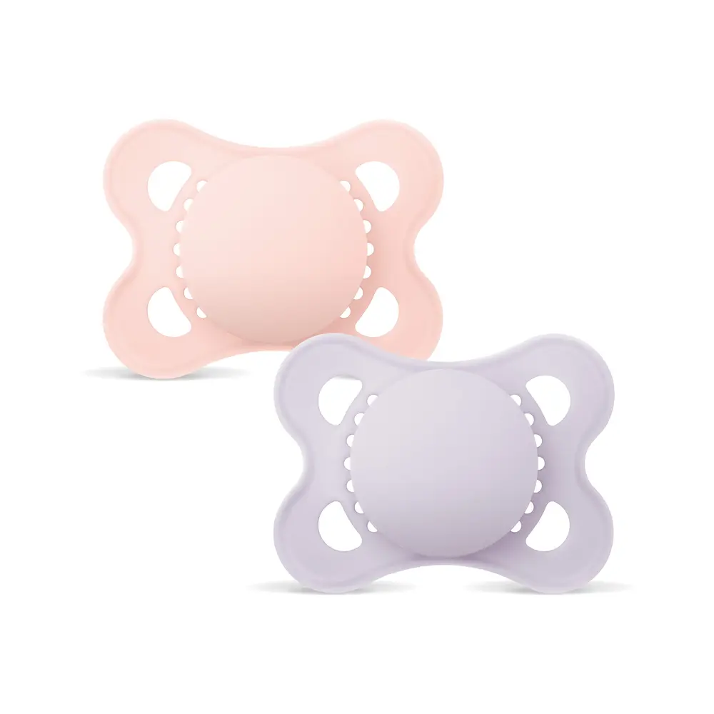 Original Silk 0-6m 2-pk V Pink Unprint