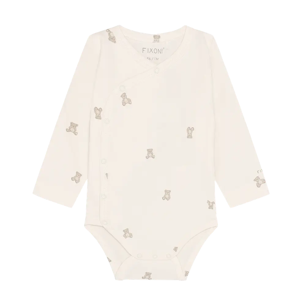 Langærmet Wrap Body - Pure Cashmere - 44