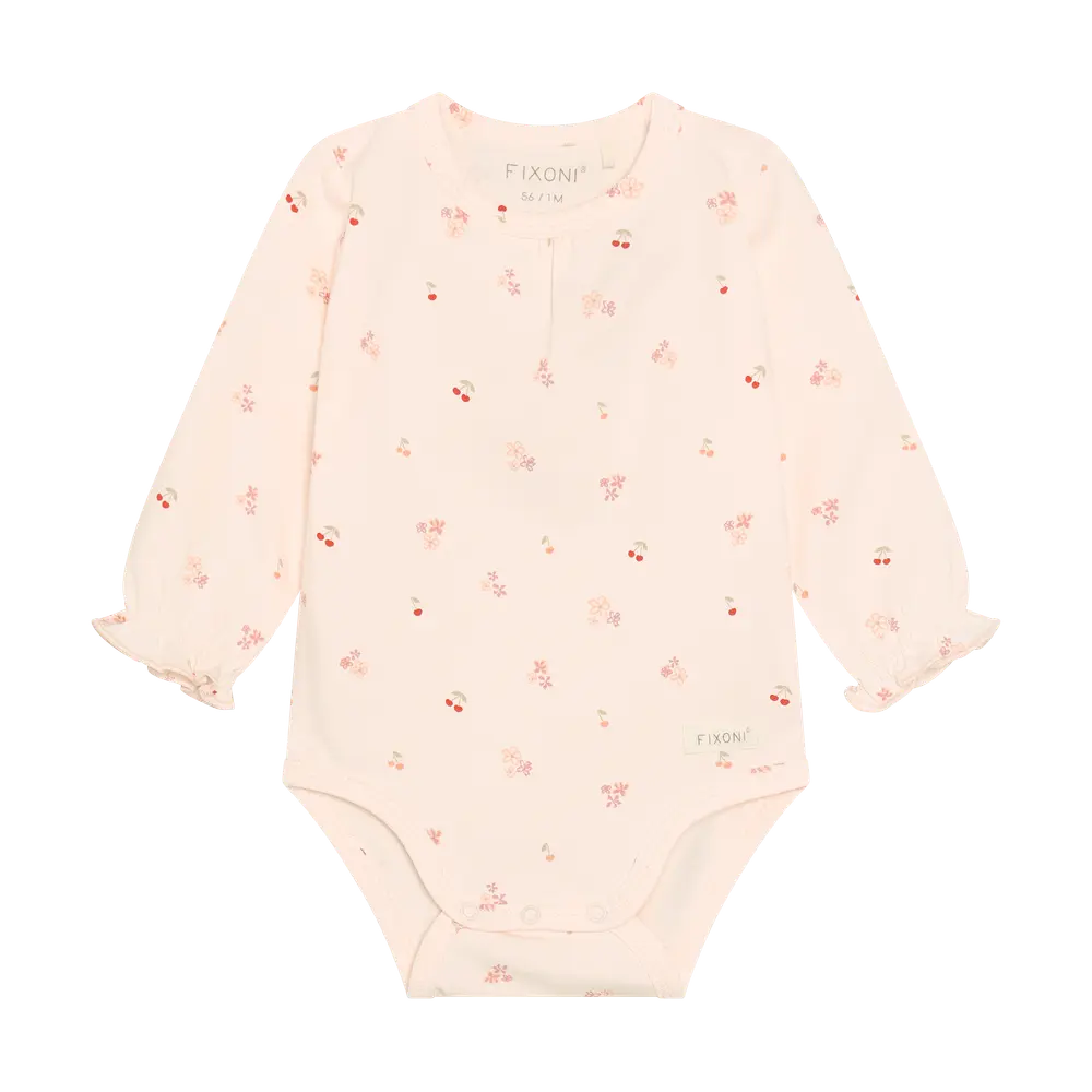 Langærmet Body - Dusty Rose - 62