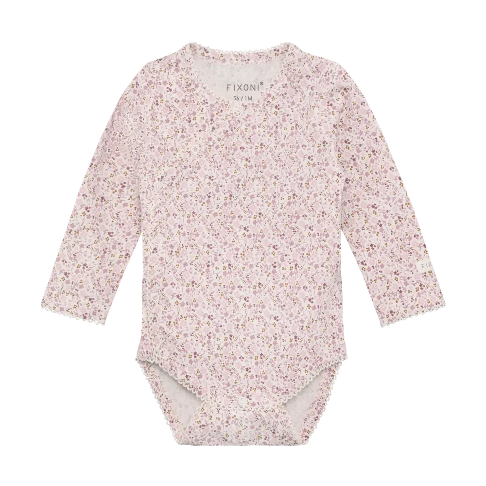 Fixoni Langærmet Wrap Body - Pale Lilac - 62
