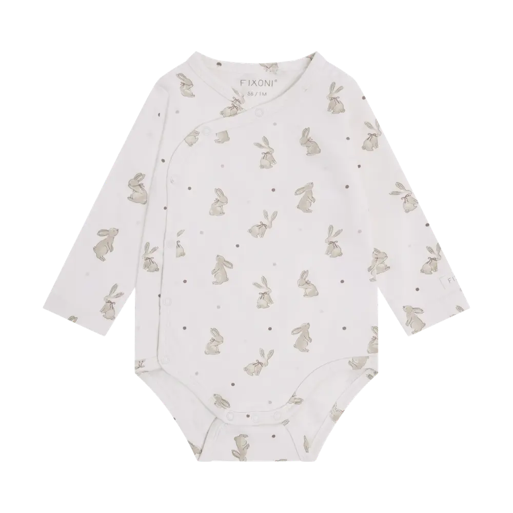 Fixoni Langærmet Wrap Body - Pale Lilac - 50