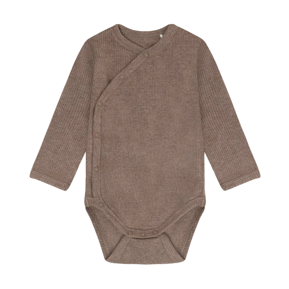 Fixoni Langærmet Wrap Body Rib - Mountain Trial Melange - 50