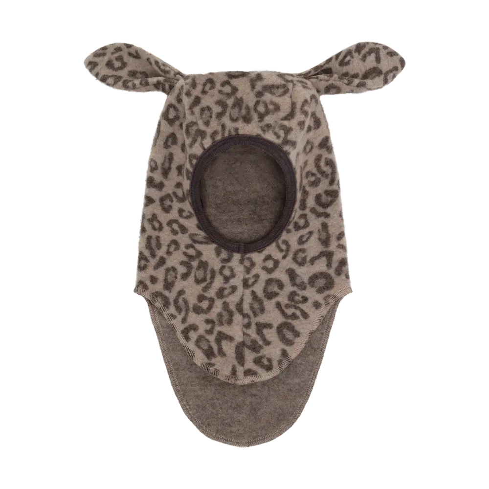 Huttelihut Uld Fleece Jac Elefanthue m. Øre - Camel Melange - 53