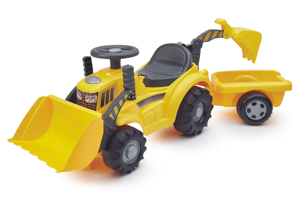 Ride-on rendegraver m/trailer