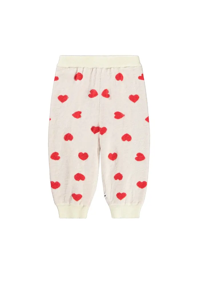 Molo Solana Bukser - Red Hearts - 62
