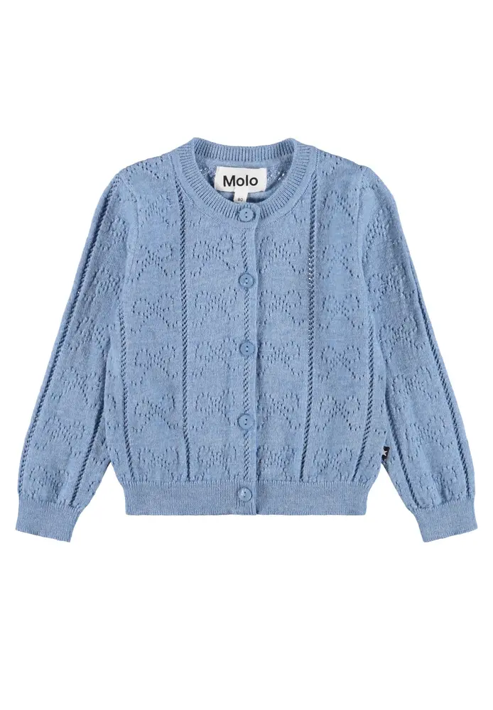 Molo Gertrud Cardigan - Topaz Blue - 56