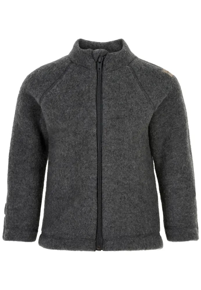 Mikk-Line Uld Jakke - Anthracite Melange - 62