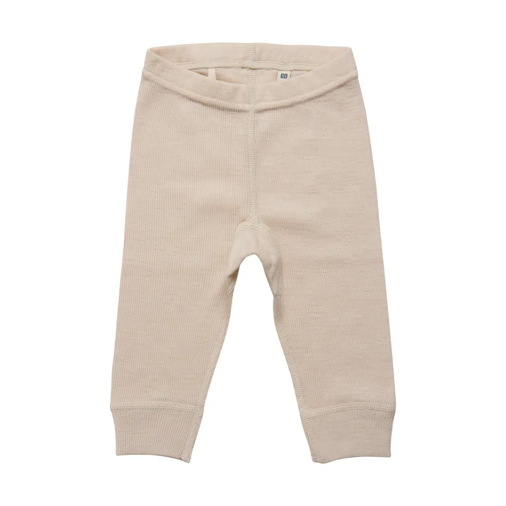 Uld Leggings - Solid - Sandshell Melange - 100