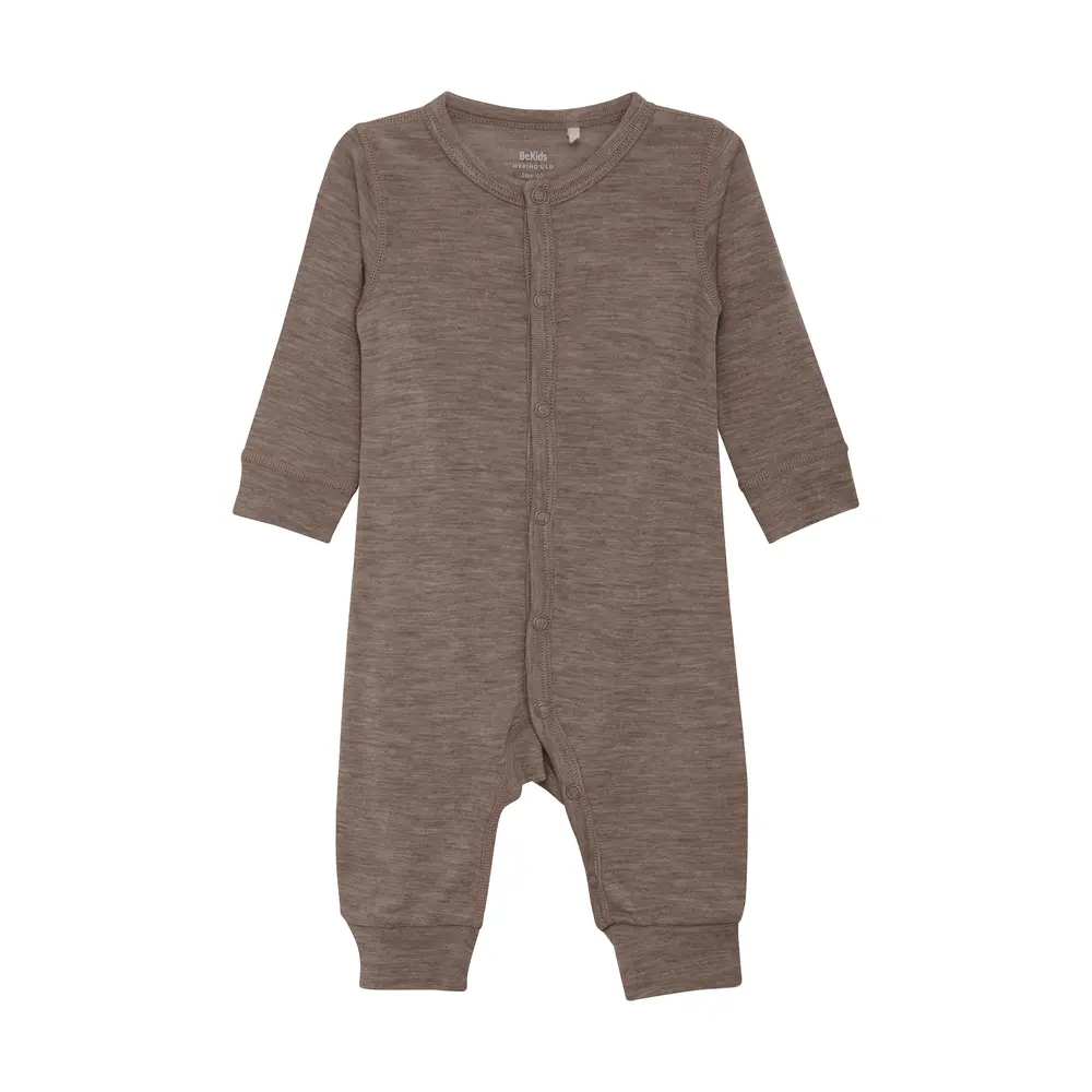 BeKids Uld jumpsuit - Leafless Tree Melange - 70