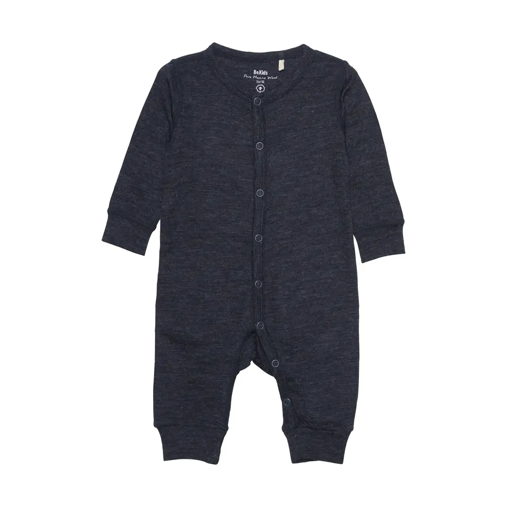BeKids Uld jumpsuit - Sky Captain Melange - 100