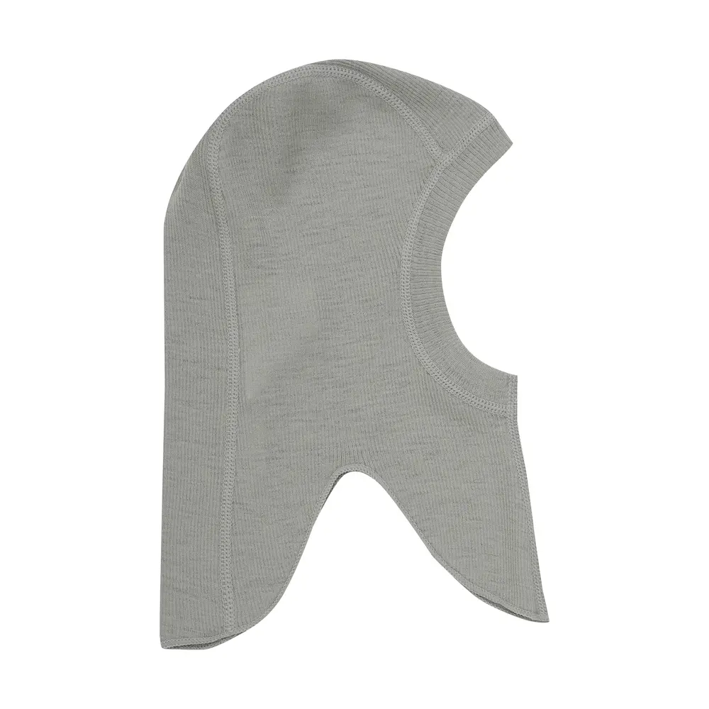 BeKids Uld elefanthue - Forest Fog Melange - 80