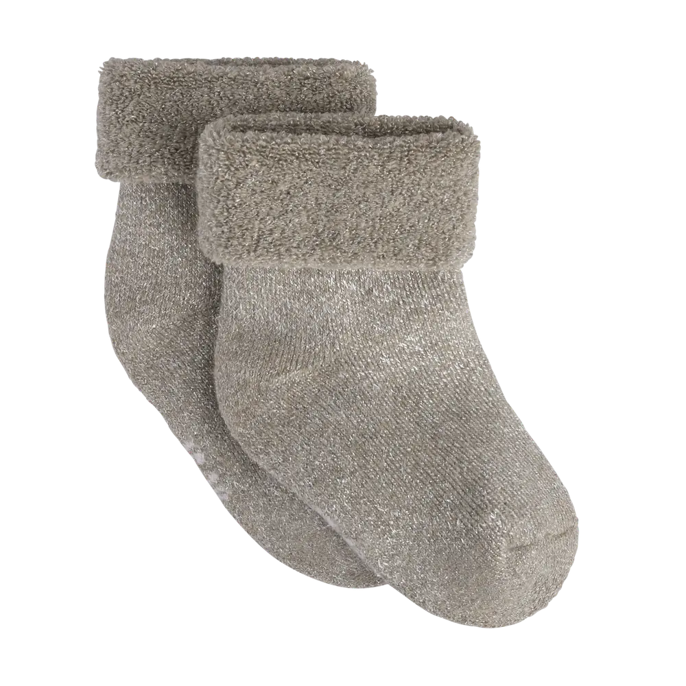 BeKids Terry Strømper 2-Pak - Mocha Meringue - 1922