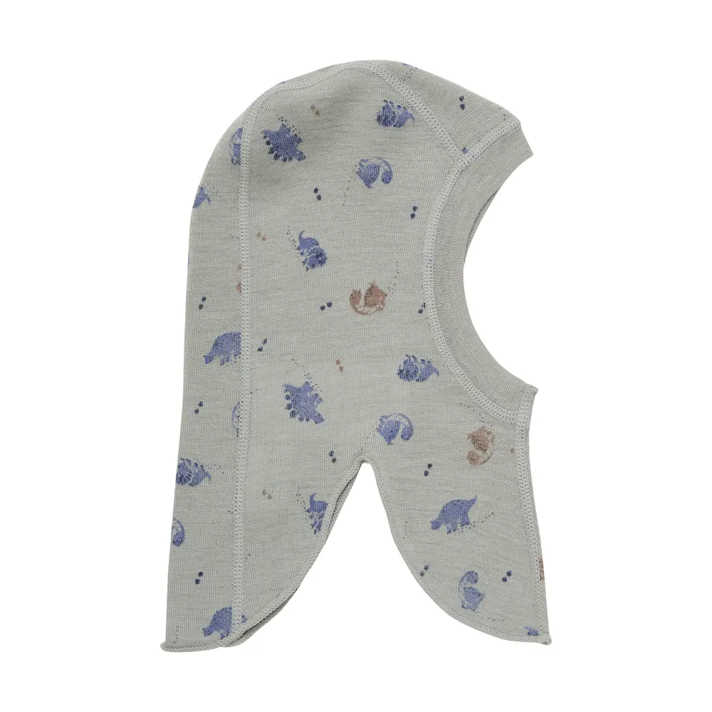 Uld Balaclava m. Print - Forest Fog - 90