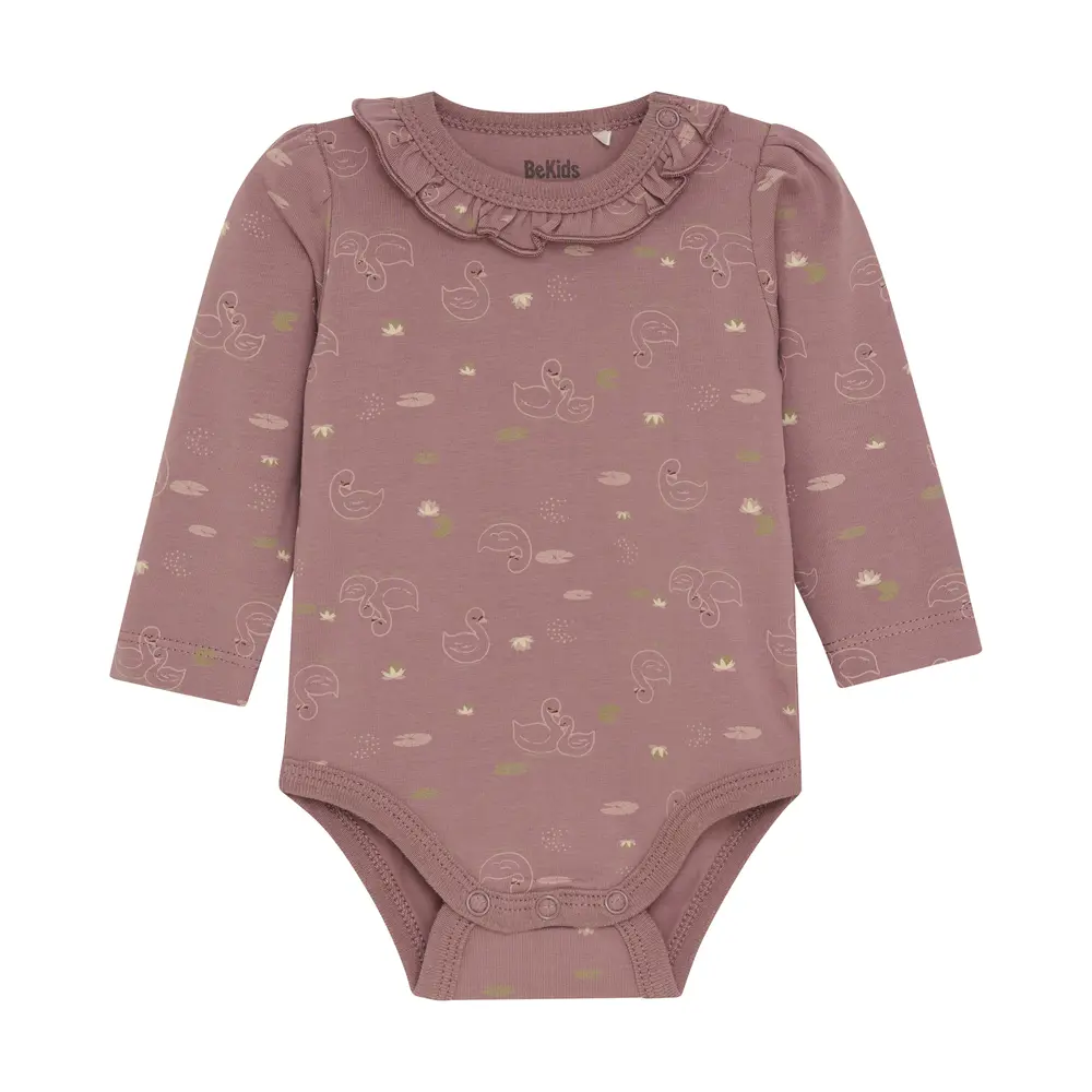 Body Langærmet - Solid - Deauville Mauve - 90