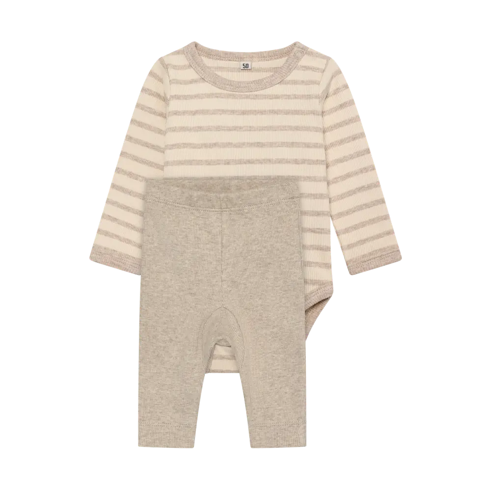 Sæt m. Body Langærmet + leggings - 2350 - 90