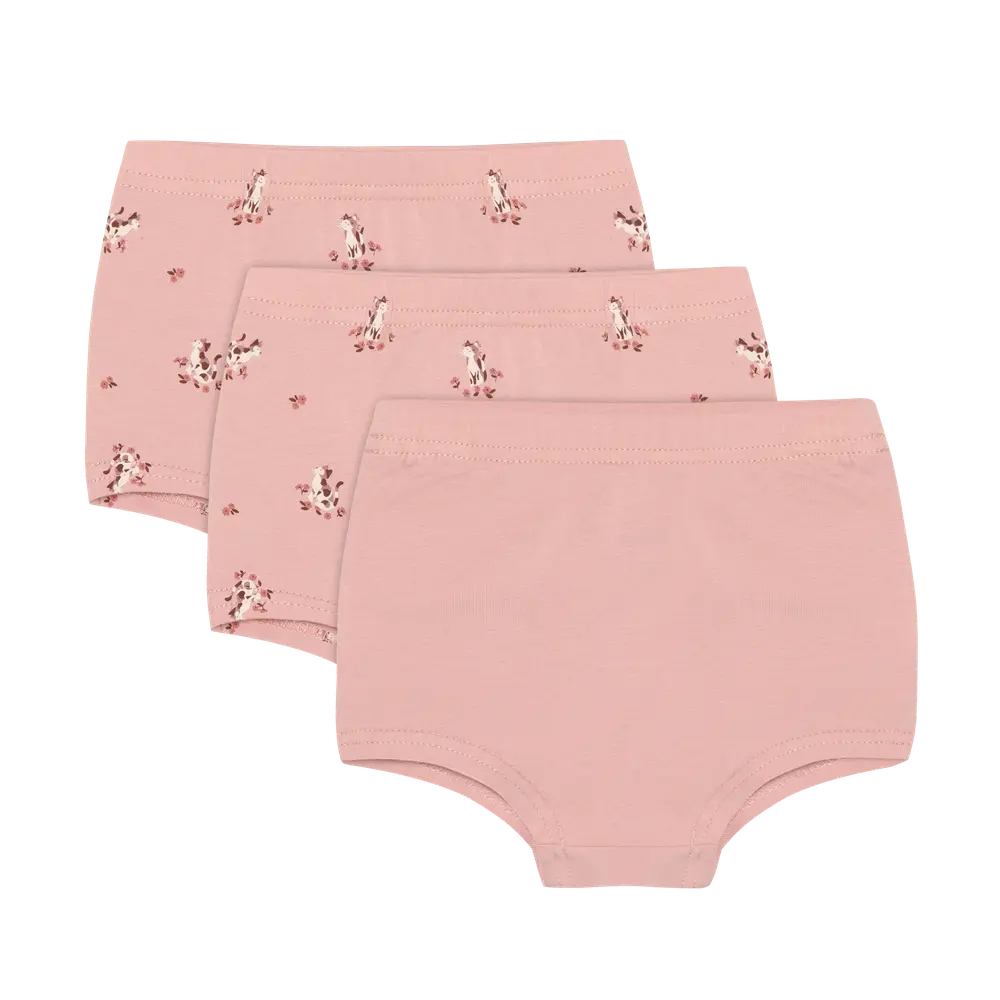 Trusser - 3 pak - Misty Rose - 100