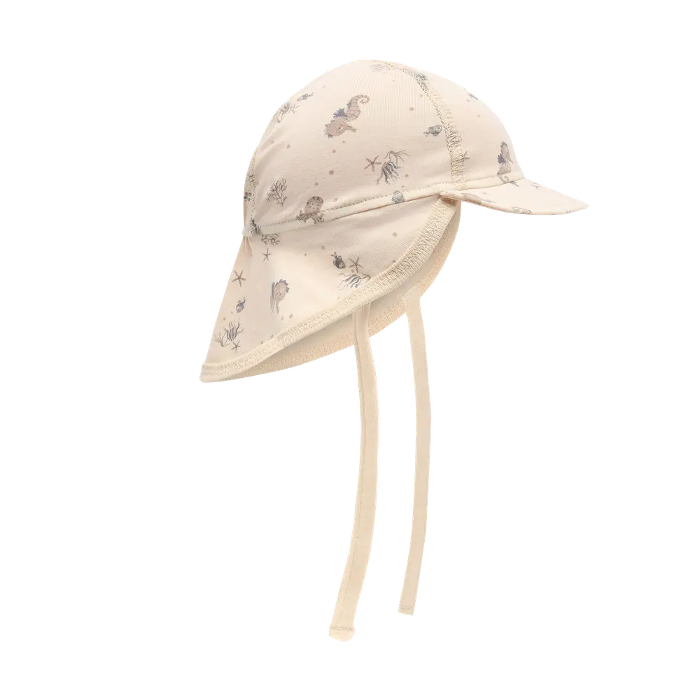 Sommerhat m. Print - Folkstone Gray - 50