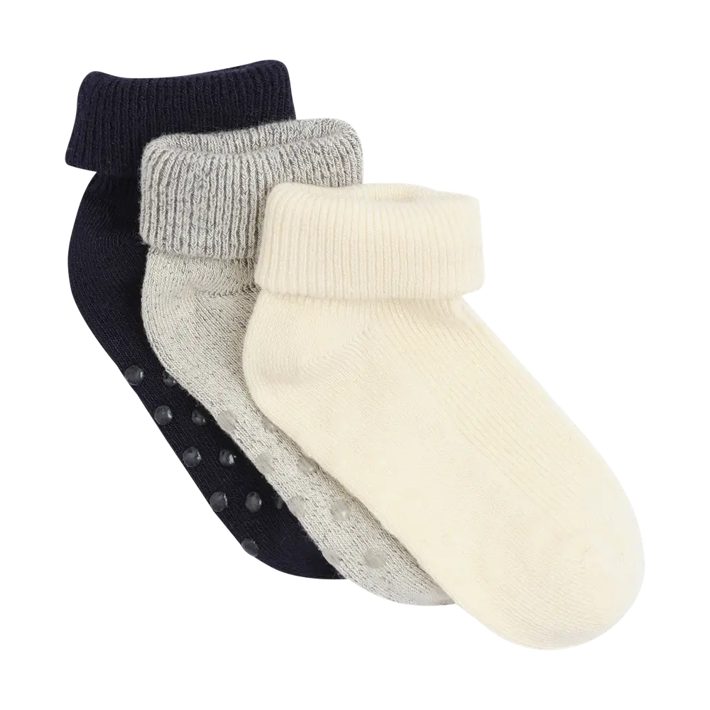 Baby Ribsok m. ABS 3-pak - Dark Navy - 23/26