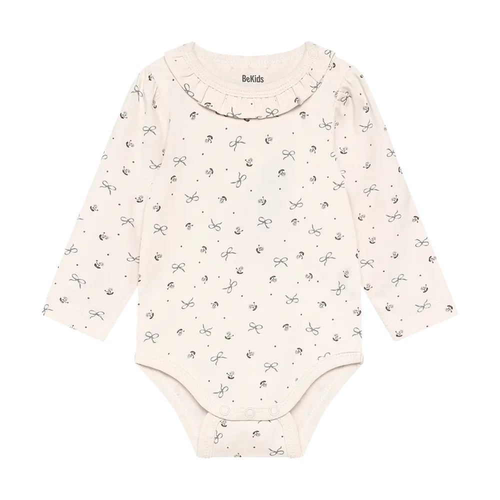 BeKids Langærmet Body - White Sand - 90