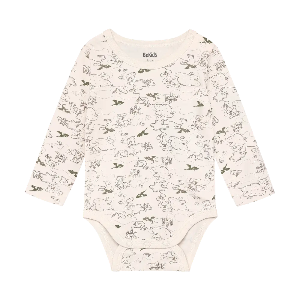 BeKids Langærmet Body - White Sand - 70