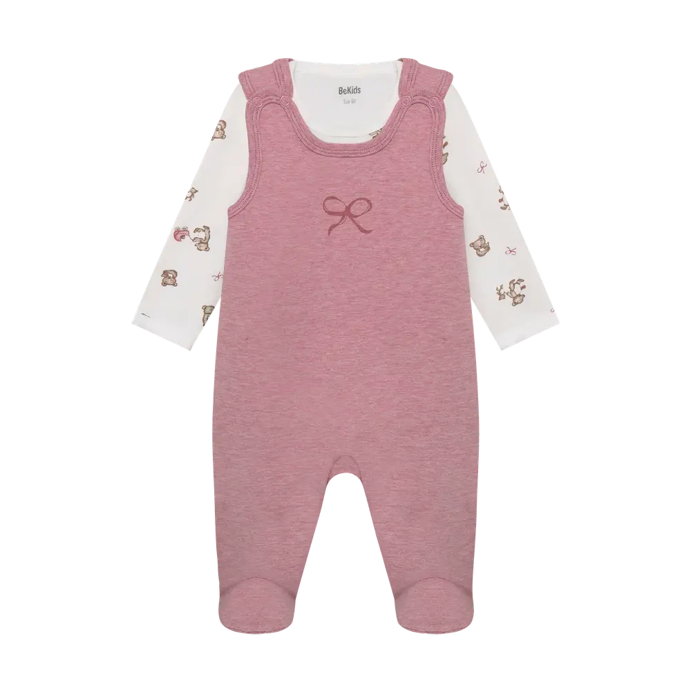 BeKids Romper og Body Sæt - Nostalgia Rose - 70