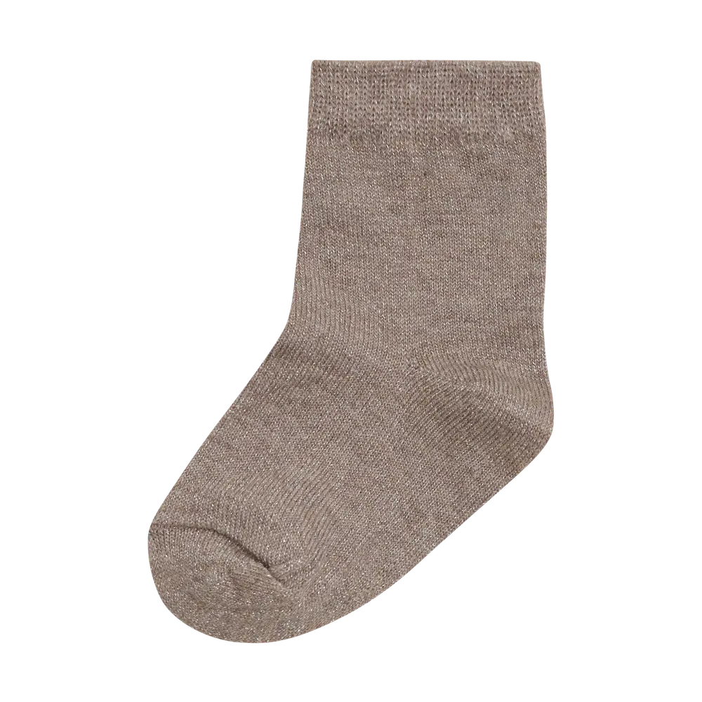 BeKids Glimmer Ankelstrømpe - Mocha Meringue - 1518