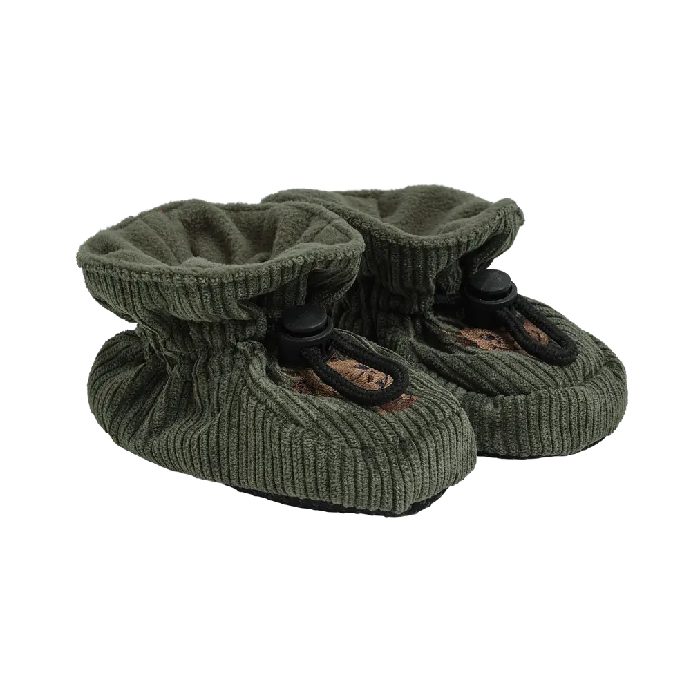 BeKids Slippers Corduroy - Burnt Olive - 2324