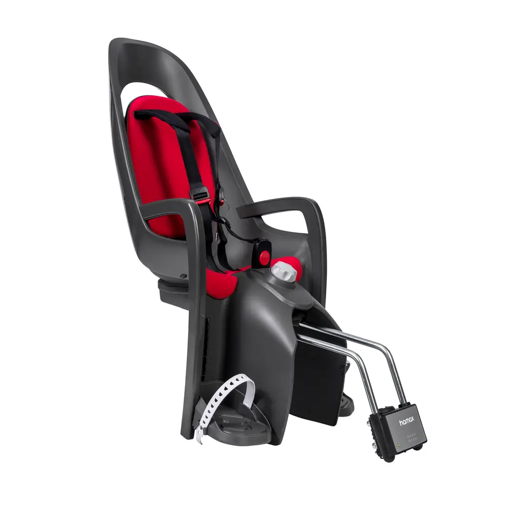 Hamax Caress Cykelsæde - Dark Grey/Red