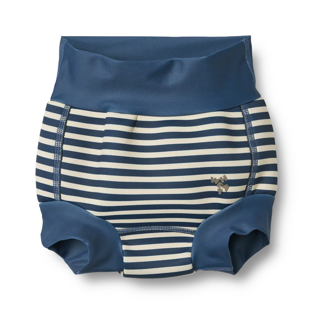 Anker Neoprene Badeble - Blue Stripe - 0-3 MDR.