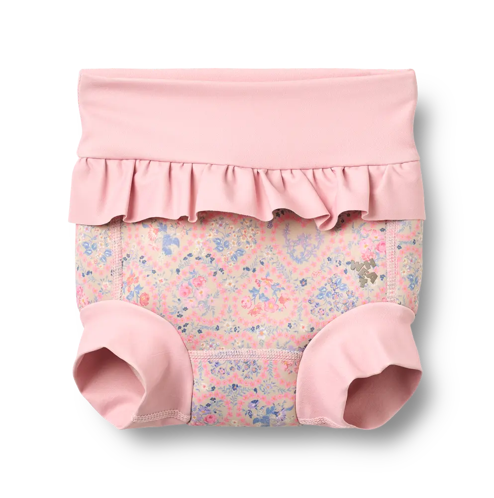 Rita Neoprene Badeble - Pink Heart Flowers - 6-12 MDR.