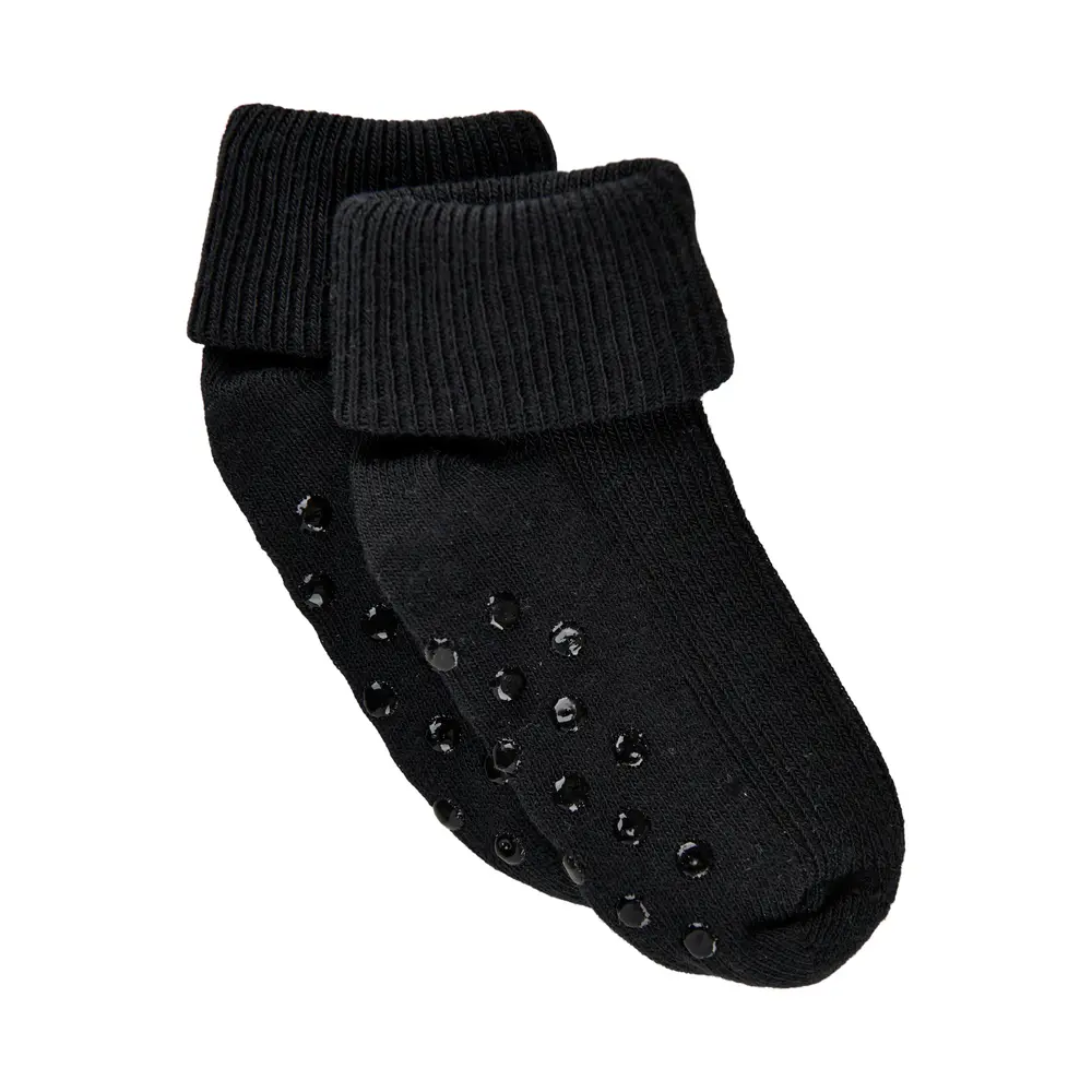 BeKids Ribbede Strømper - Black - 11/14