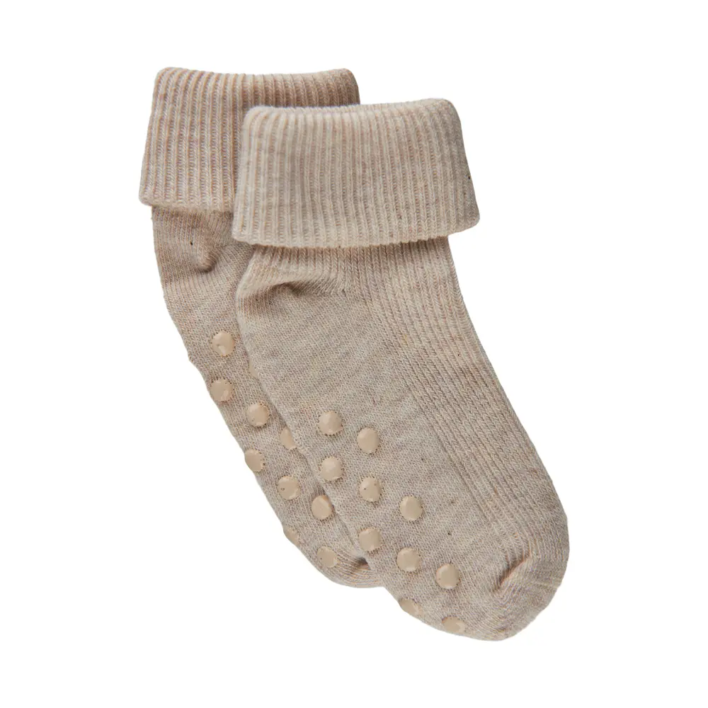 BeKids Ribbede Strømper - Rainy Day - 23/26