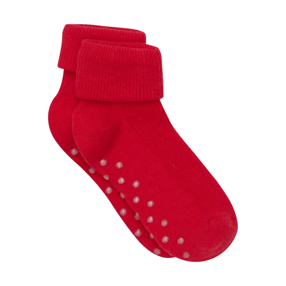 BeKids Ribbede Strømper - Red - 11/14