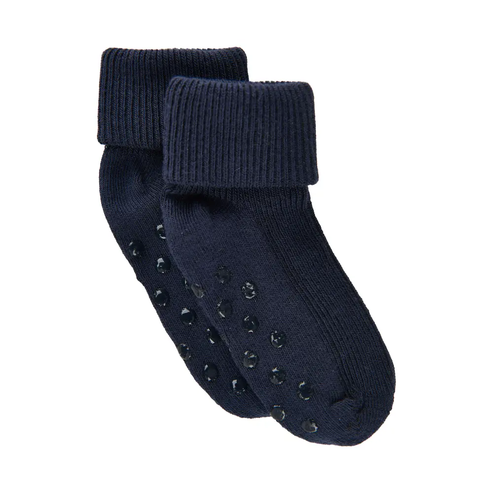BeKids Ribbede Strømper - Dark Navy - 15/18