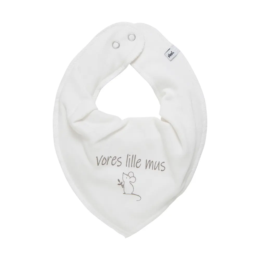 Bandana bib m. tekst- 111 - ONE SIZE