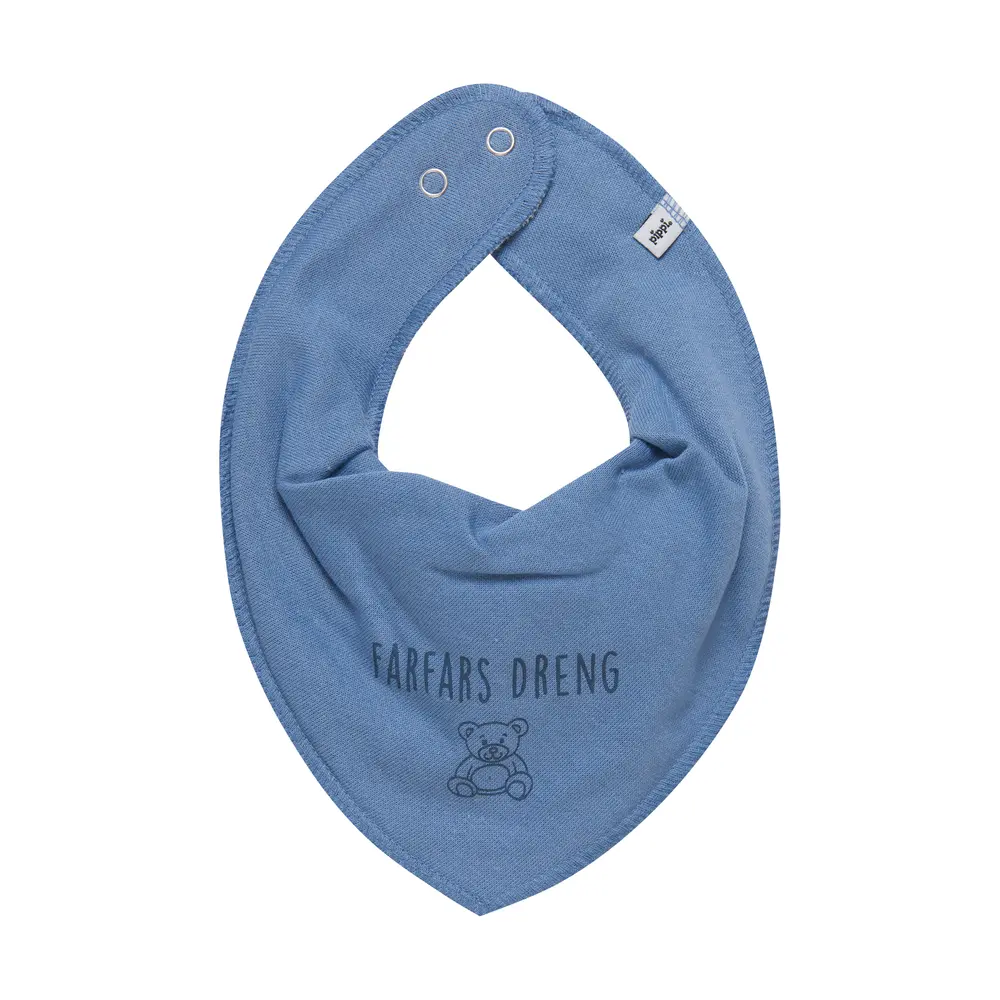 Bandana bib m. farmor+farfar.. - 785 - ONE SIZE