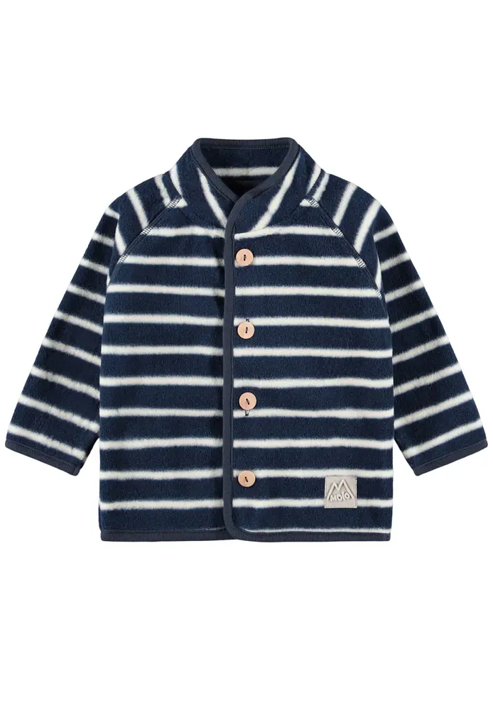 Molo Uli Fleece Jakke - Infinity Stripe - 62