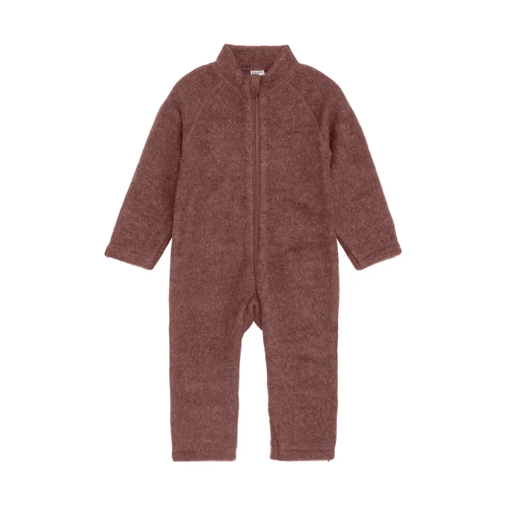 Celavi Blød Uld Heldragt - Marron - 90